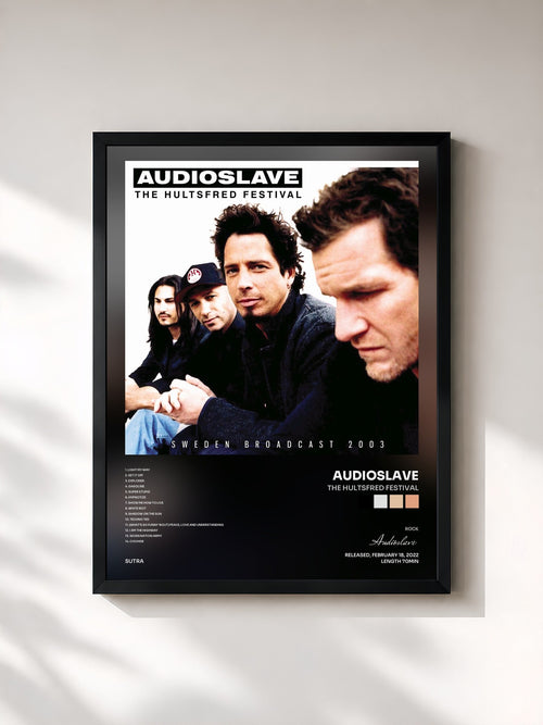 Audioslave · The Hultsfred Festival — Gerahmter Kunstdruck