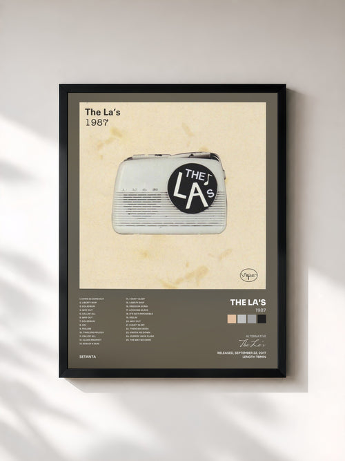 The La's · 1987 — Affiche encadrée