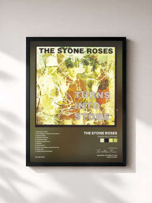 The Stone Roses · Turns Into Stone — Affiche encadrée