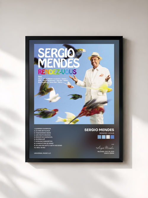 Sergio Mendes · Rendez-Vous — Affiche encadrée