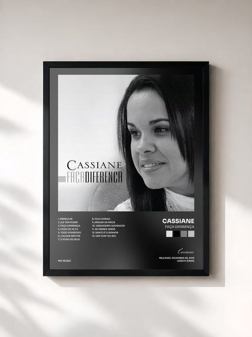 Cassiane · Faça Diferença — Affiche encadrée