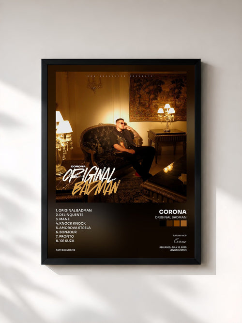 Corona · Original Badman — Stampa incorniciata