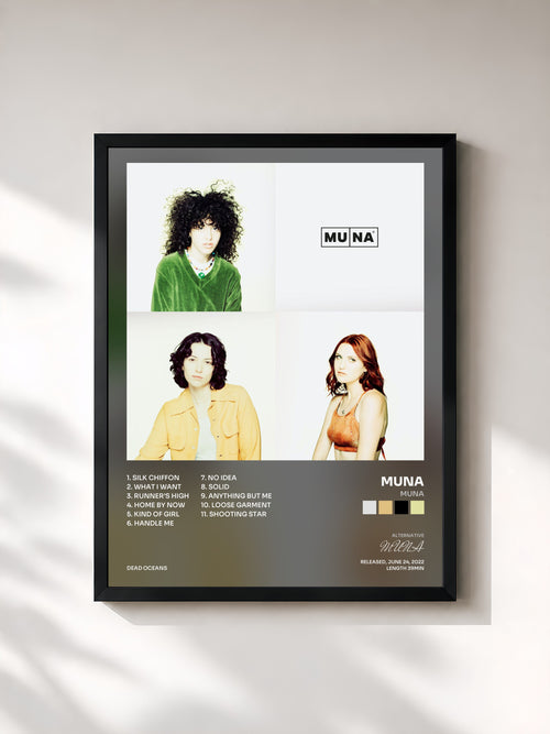 MUNA · MUNA — Affiche encadrée
