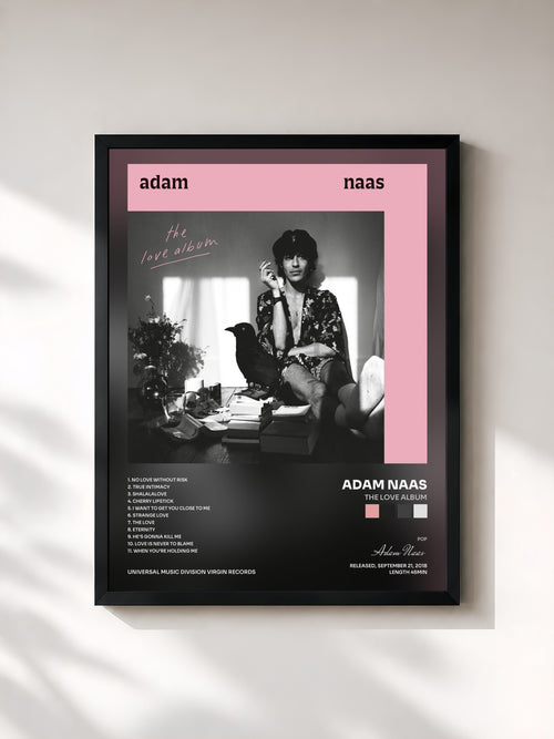 Adam Naas · The Love Album — Affiche encadrée