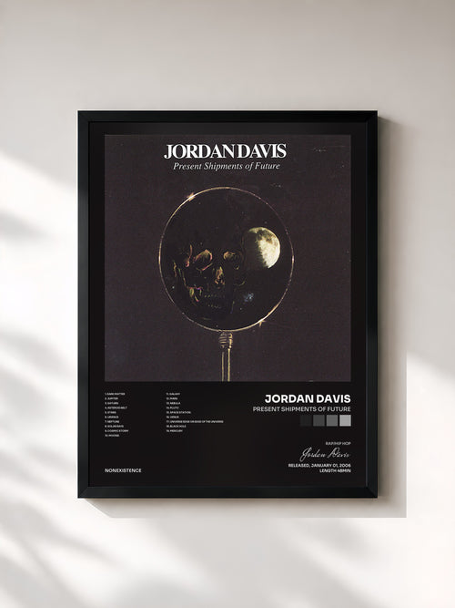 Jordan Davis · Present Shipments of Future — Affiche encadrée