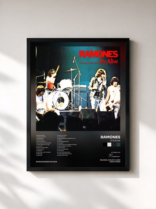 Ramones · It's Alive — Stampa incorniciata