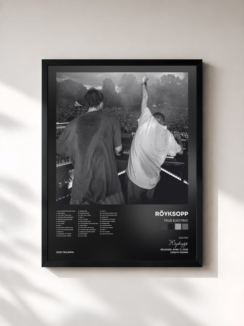 Röyksopp · True Electric — Affiche encadrée