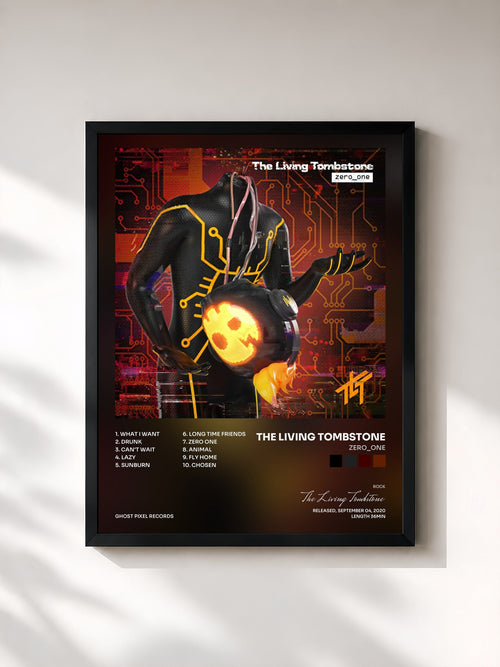 The Living Tombstone · zero_one — Affiche encadrée