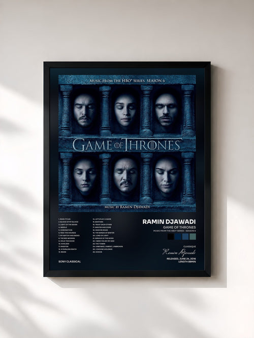 Ramin Djawadi · Game of Thrones (Music from the HBO® Series - Season 6) — Affiche encadrée