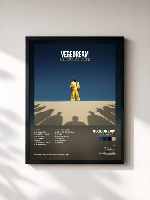Vegedream · De l'autre côté — Affiche encadrée