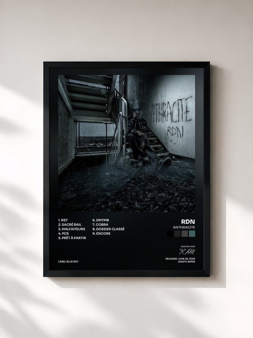 RDN · Anthracite — Stampa incorniciata