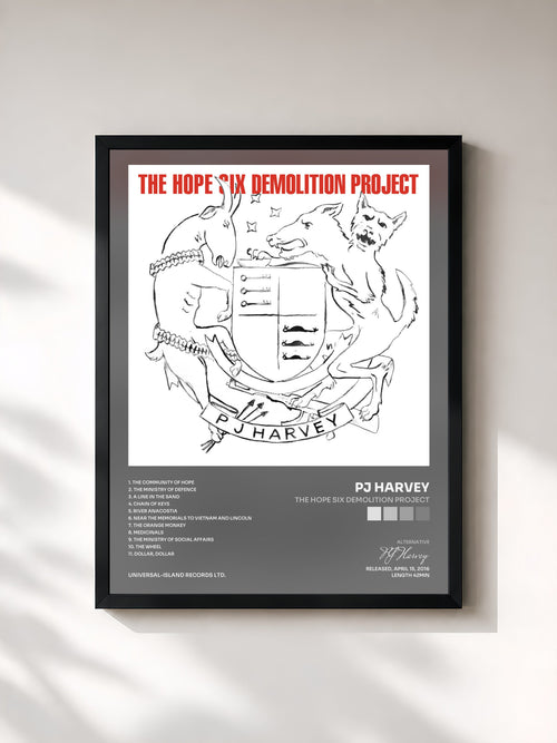 PJ Harvey · The Hope Six Demolition Project — Gerahmter Kunstdruck
