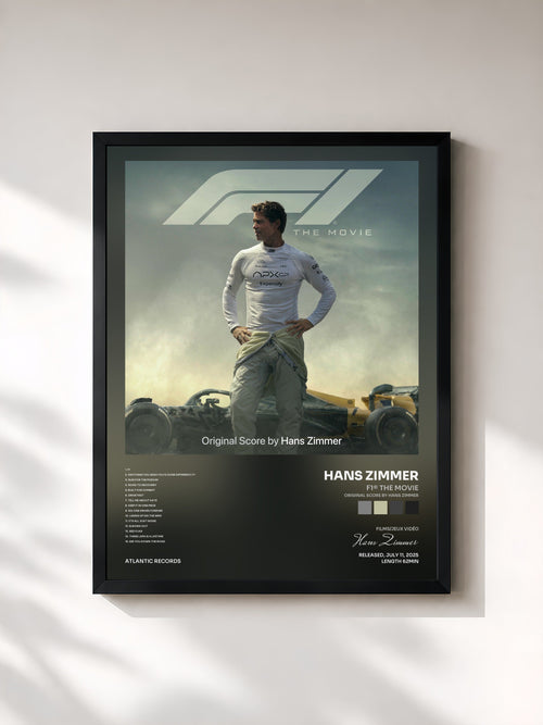 Hans Zimmer · F1® The Movie (Original Score By Hans Zimmer) — Affiche encadrée