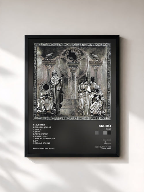 Mairo · BLISS — Affiche encadrée