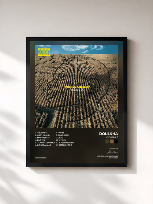 Doulkha · Inévitable — Affiche encadrée