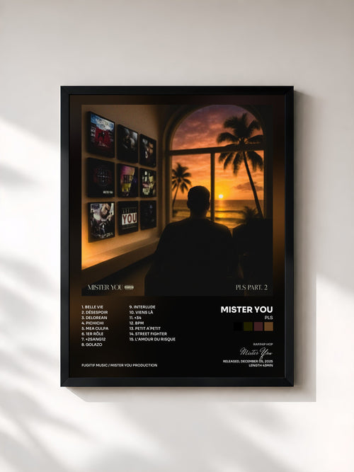 Mister You · PLS — Gerahmter Kunstdruck