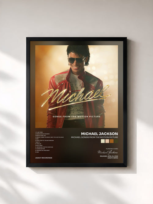 Michael Jackson · Michael: Songs From The Motion Picture — Affiche encadrée