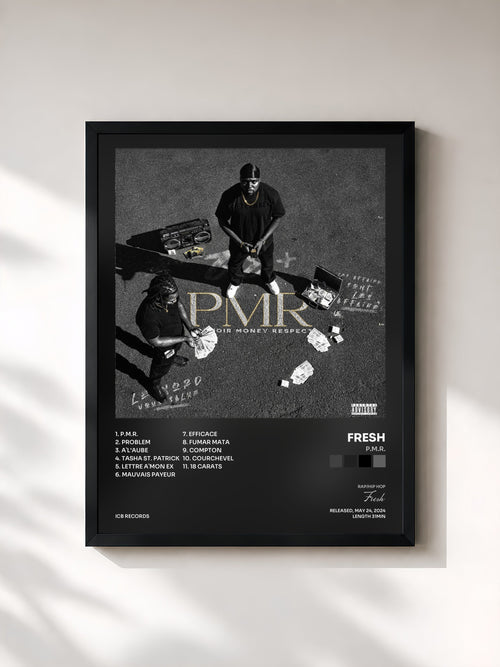 Fresh · P.M.R. — Affiche encadrée