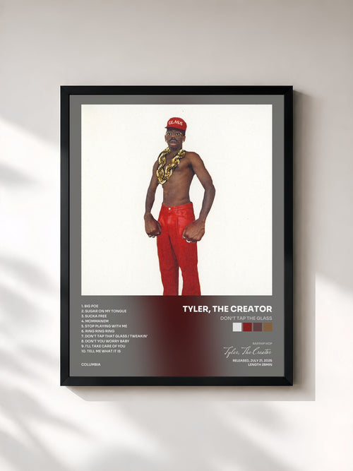 Tyler, The Creator · DON'T TAP THE GLASS — Framed art print