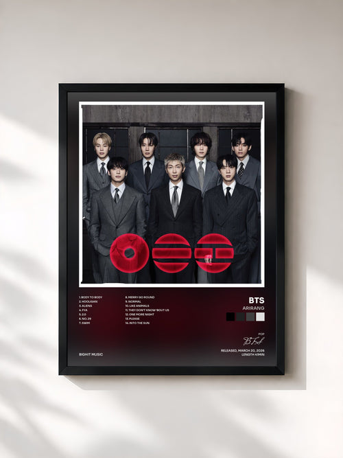 BTS · ARIRANG — Lámina enmarcada