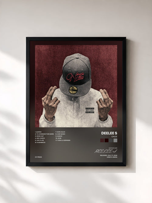 DEELEE S · ONZE — Gerahmter Kunstdruck
