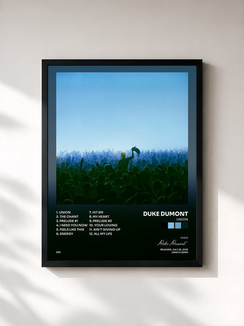Duke Dumont · Union — Affiche encadrée