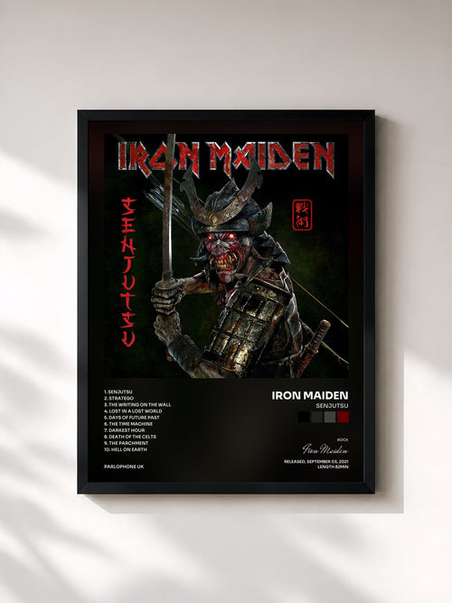 Iron Maiden · Senjutsu — Affiche encadrée