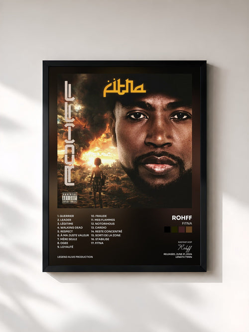 Rohff · Fitna — Affiche encadrée