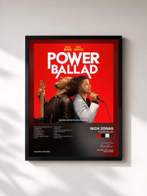 Nick Jonas · Power Ballad — Affiche encadrée