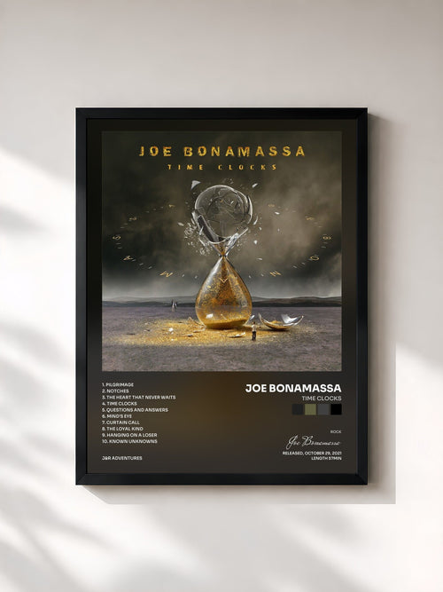 Joe Bonamassa · Time Clocks — Affiche encadrée