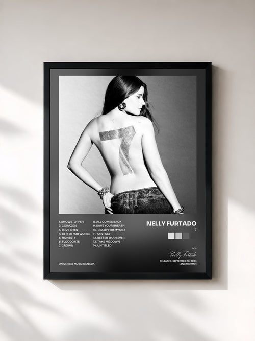 Nelly Furtado · 7 — Lámina enmarcada