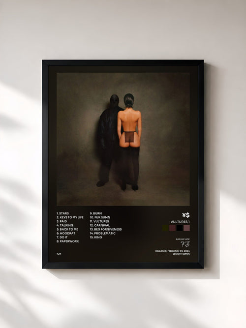 ¥$ · VULTURES 1 — Framed art print