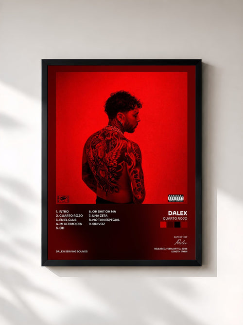 Dalex · Cuarto Rojo — Affiche encadrée