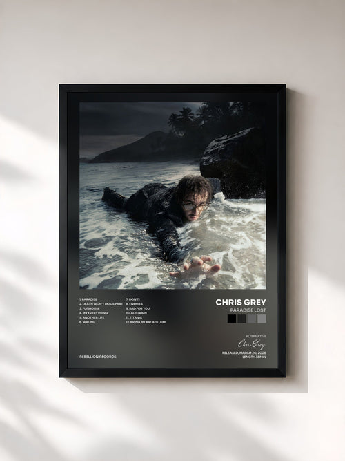 Chris Grey · PARADISE LOST — Affiche encadrée