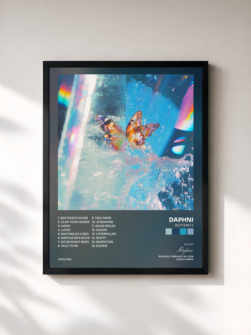 Daphni · Butterfly — Framed art print