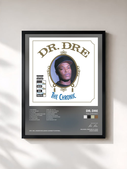 Dr. Dre · The Chronic — Affiche encadrée