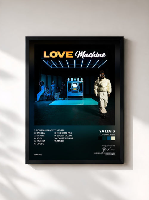 Ya Levis · Love Machine — Gerahmter Kunstdruck