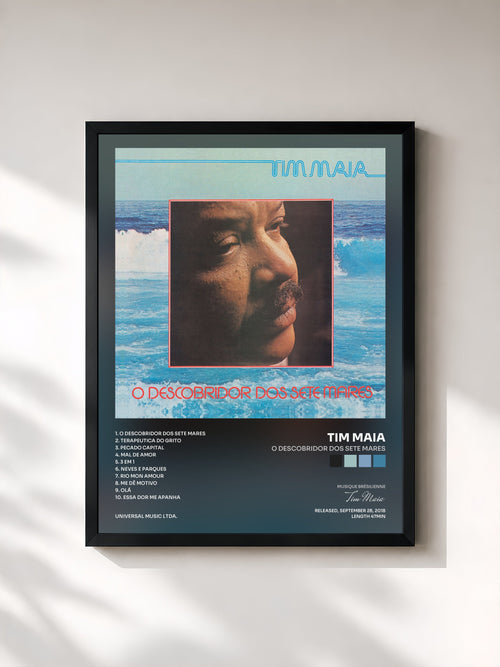 Tim Maia · O Descobridor Dos Sete Mares — Stampa incorniciata