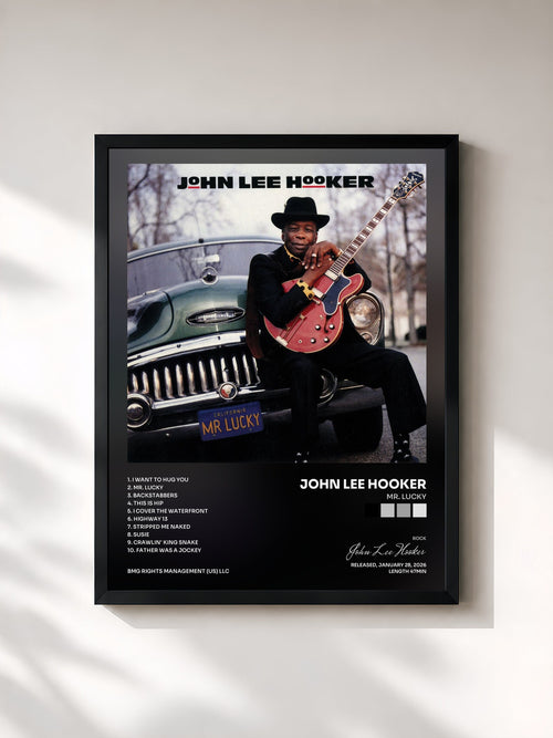 John Lee Hooker · Mr. Lucky — Lámina enmarcada
