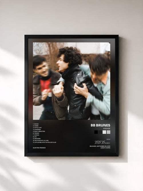 BB Brunes · Visage — Stampa incorniciata