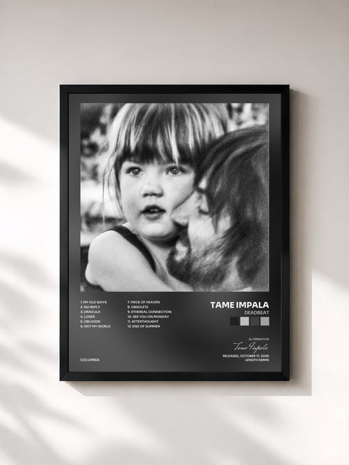Tame Impala · Deadbeat — Affiche encadrée
