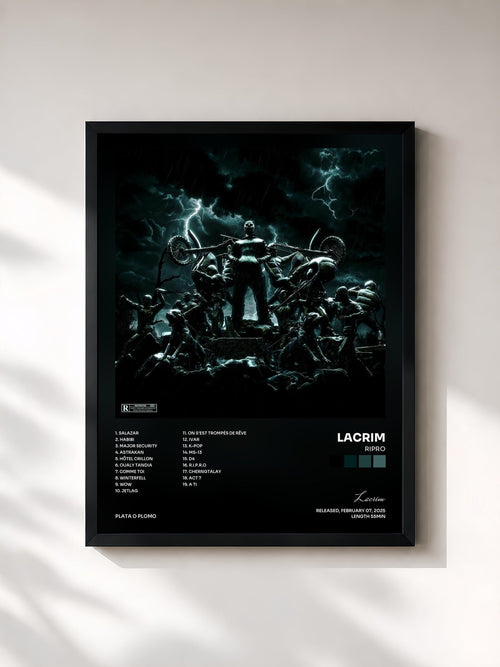Lacrim · RIPRO — Affiche encadrée