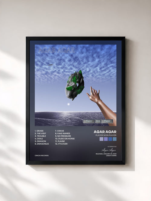 Agar Agar · Player Non Player — Affiche encadrée