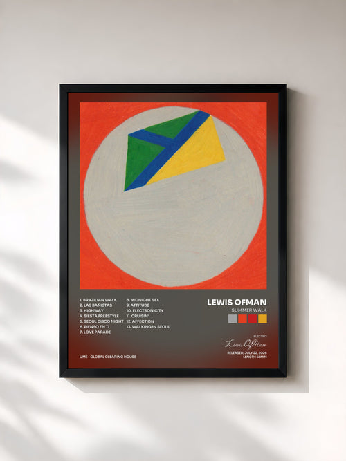 Lewis OfMan · Summer Walk — Gerahmter Kunstdruck