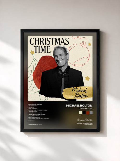 Michael Bolton · Christmas Time (Special Edition) — Affiche encadrée