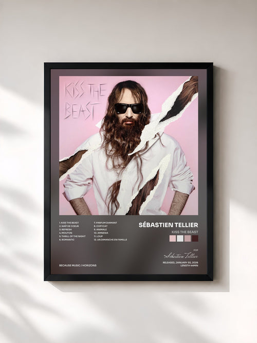 Sébastien Tellier · Kiss The Beast — Affiche encadrée
