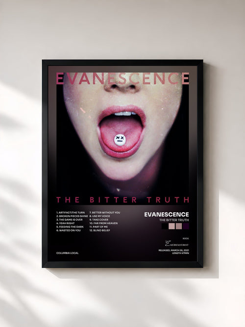 Evanescence · The Bitter Truth — Affiche encadrée