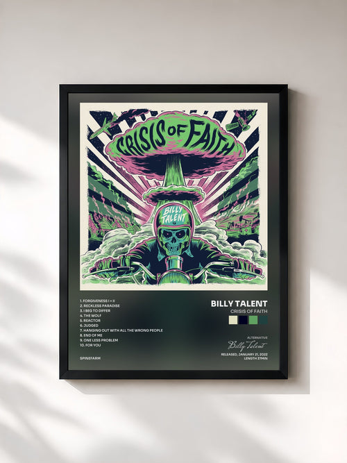 Billy Talent · Crisis Of Faith — Affiche encadrée