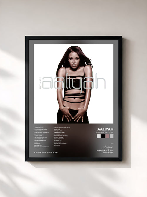 Aaliyah · Ultimate Aaliyah — Stampa incorniciata