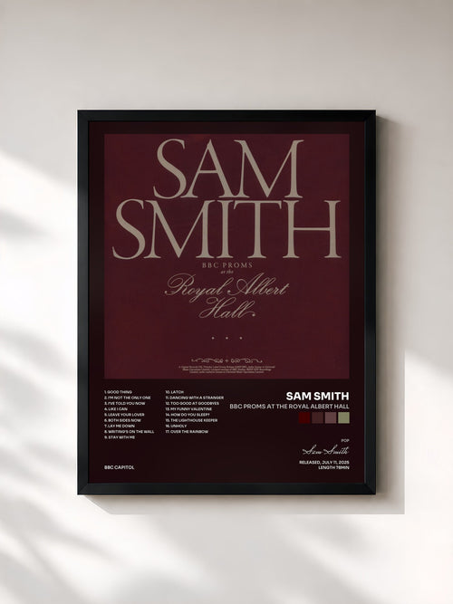 Sam Smith · BBC Proms At The Royal Albert Hall — Affiche encadrée